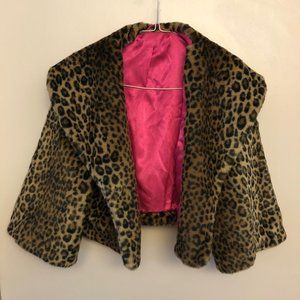 Faux-Fur 3/4 sleeve jacket